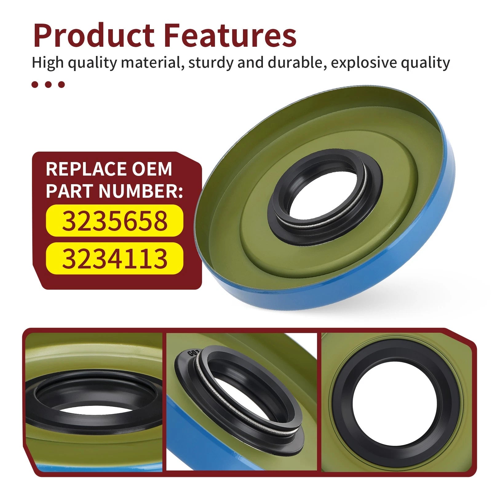 Triple Lip Seal for Polaris Sportsman X2 500 800 (2005–2014)