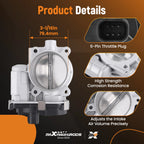 Throttle Body for GMC Savana Express 1500, Pontiac G6 (2008-2012)