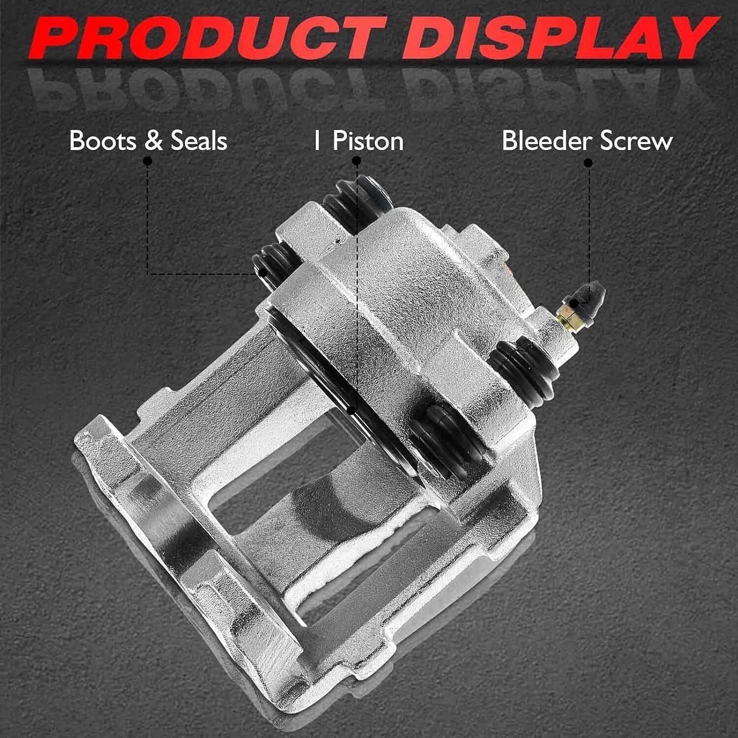 Front Right Brake Caliper 18FR983 for Jeep Wrangler L4 2.5L (1990–2002)