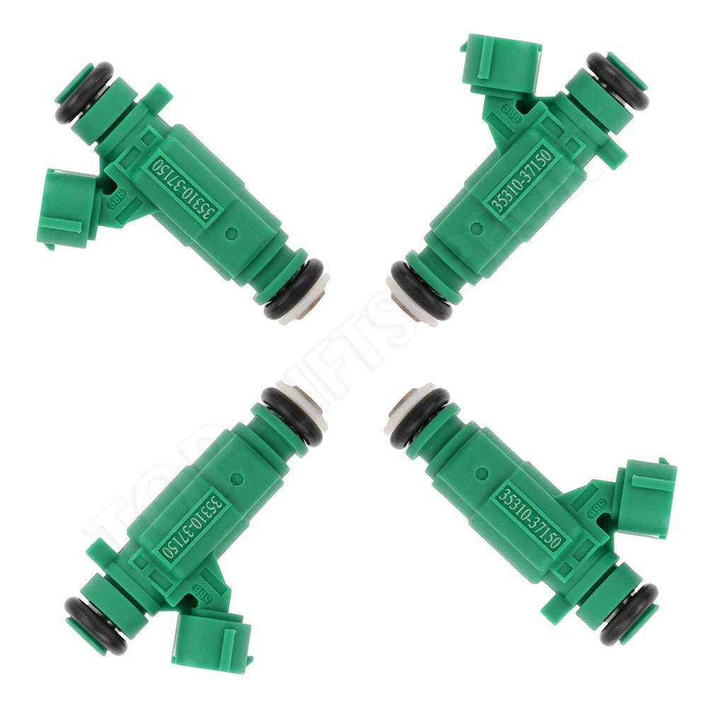 Set of 4 Fuel Injectors for Hyundai Accent, Santa Fe, Sonata, Tucson, Tiburon