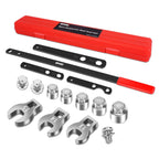 16Pc Serpentine Belt Tool Set for Chrysler 2.5 3.0, Ford 1.9 2.3 4.6, GM 3.1