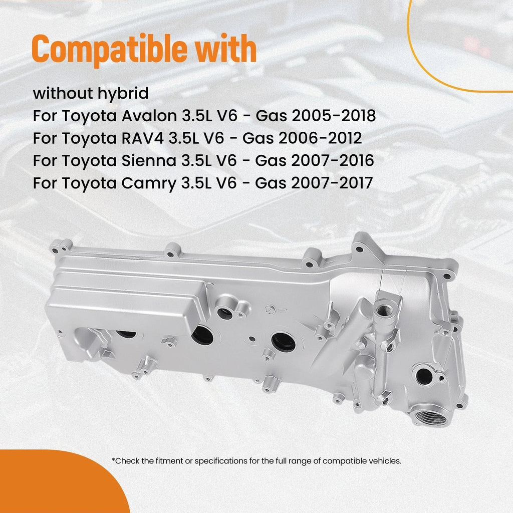 Engine Valve Cover for Toyota Highlander, Venza 3.5L V6 (2008–2016) 11202-0P020