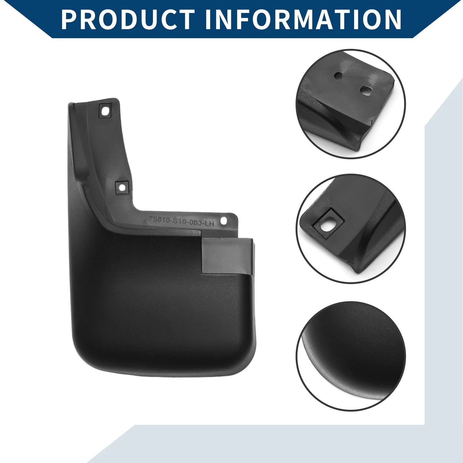 Set of 4 Mud Flaps Splash Guards for Honda CR-V (1997–2001)