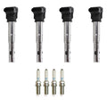 Set of 4 Ignition Coils & NGK Platinum Spark Plugs for Audi Allroad (2001–2005)