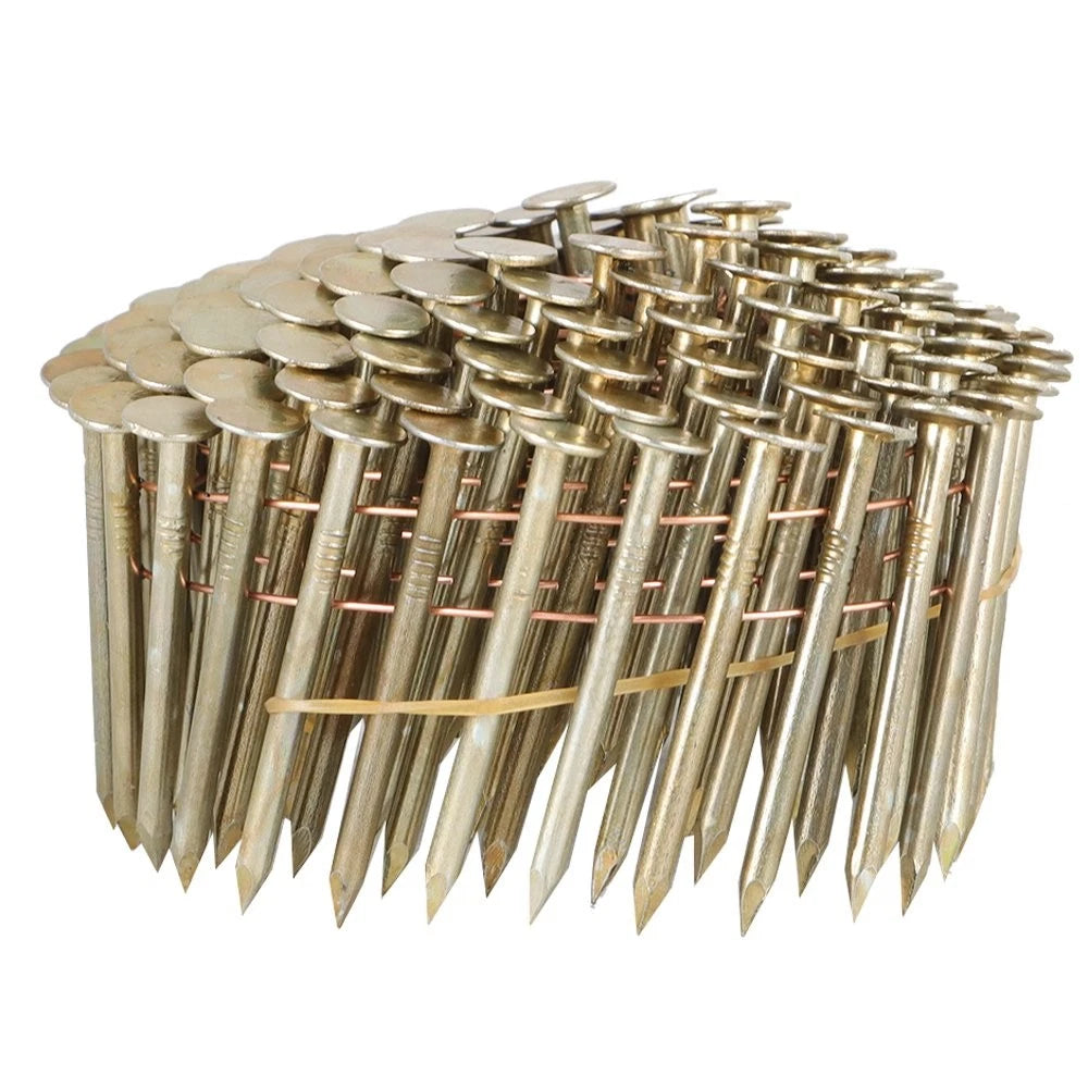 Set of 7200 Galvanized Roofing Nails 1-3/4" × 0.12" 15 Degree