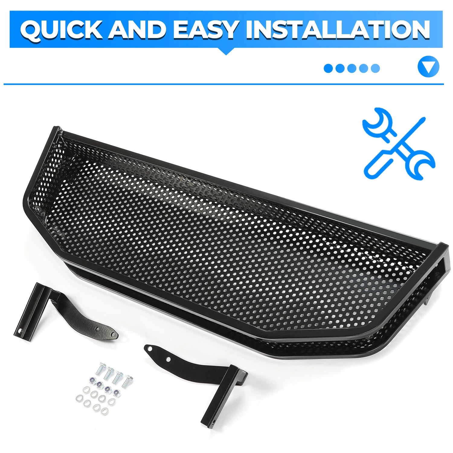 Front Clay Basket Storage for EZGO RXV Golf Cart (2008–Present)