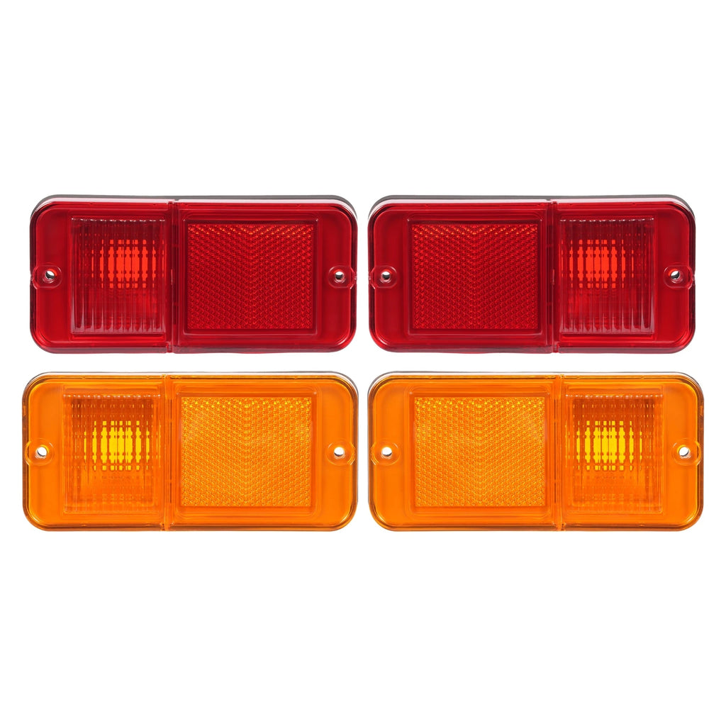 Set of 2 Side Marker Lights for Chevy GMC C/K Pickup Suburban (1968–1972)