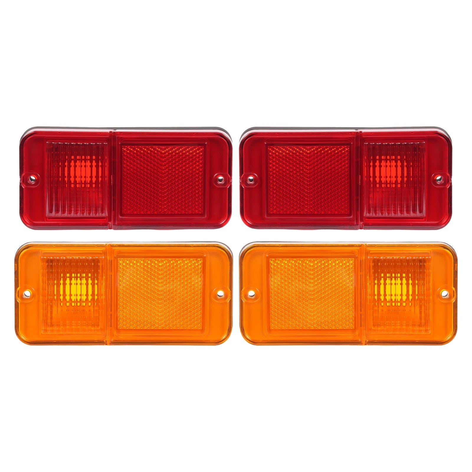 Set of 2 Side Marker Lights for Chevy GMC C/K Pickup Suburban (1968–1972)