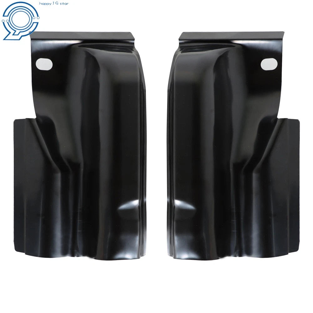 Set of 4 Black Steel Replacement Cab Corners for Ford F-150 (2009–2013)