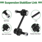6 Pcs Front Suspension Kit Tie Rod Ends Sway Bar Link for Ford Edge (2007–2014)