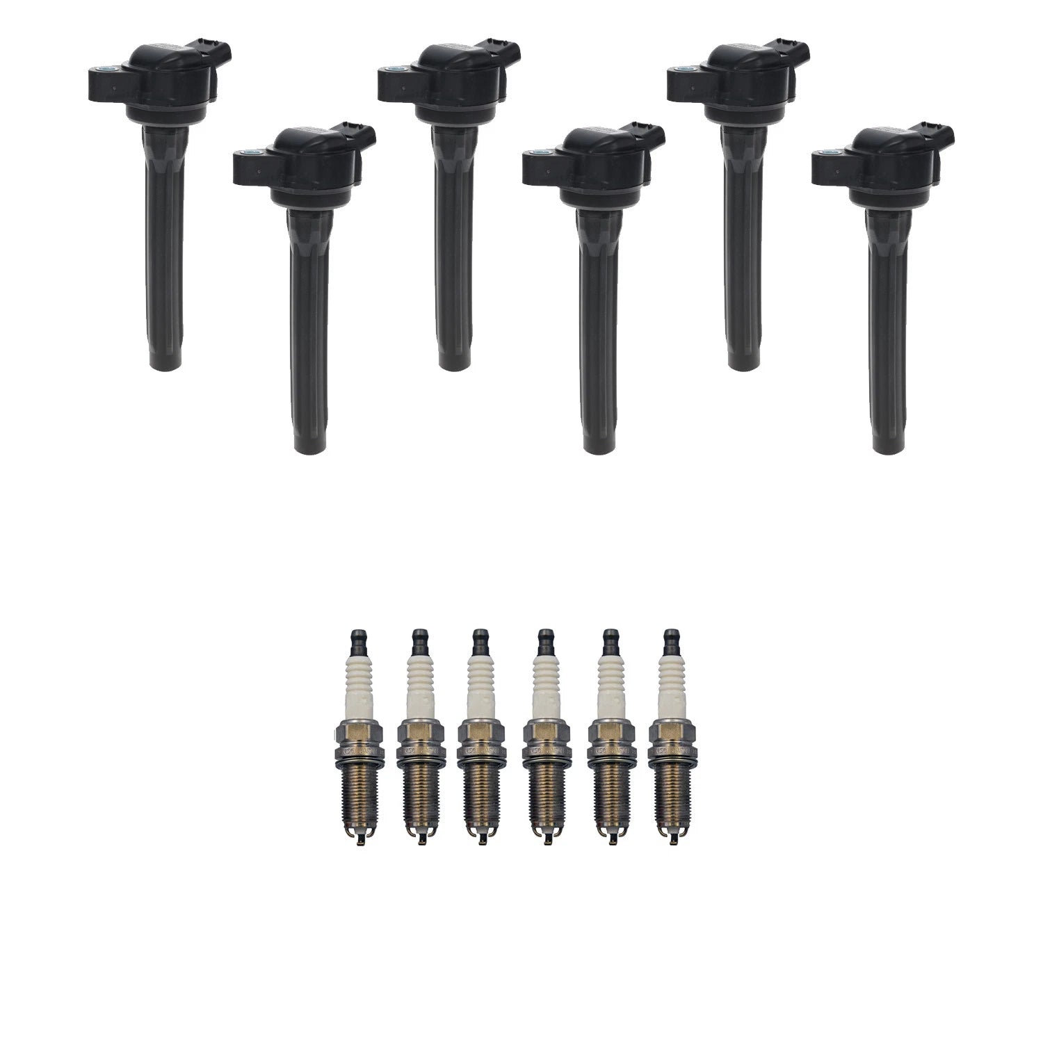 Set of 6 Ignition Coils & Denso Iridium Spark Plugs for Toyota Camry (2018–2023)
