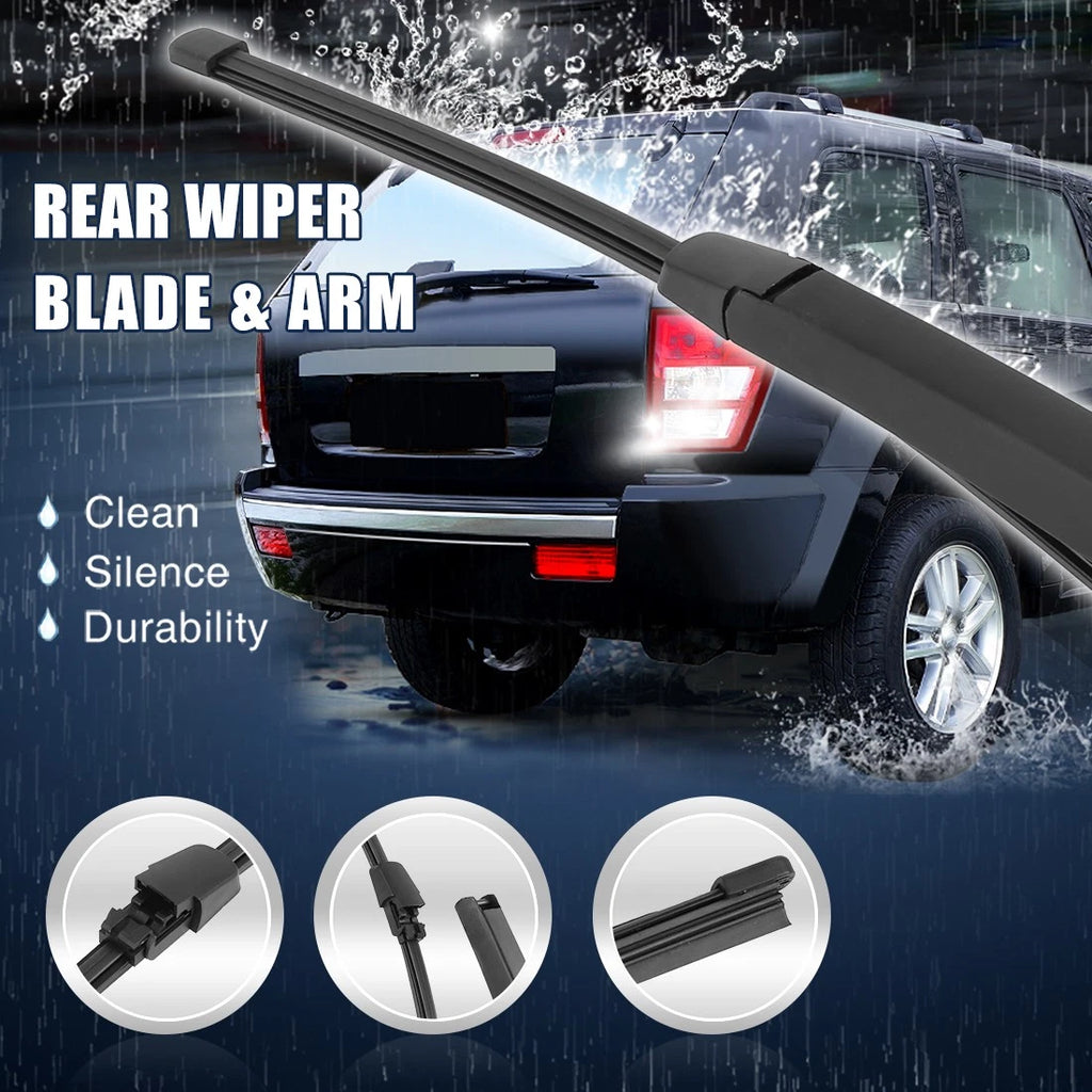 Set of 2 Rear Windshield Wiper Blade Arms 335mm for Volkswagen Tiguan (2007–2017)