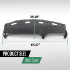 TPE Dash Cover for Dodge Ram 1500 2500 3500 (1998–2000) Grey