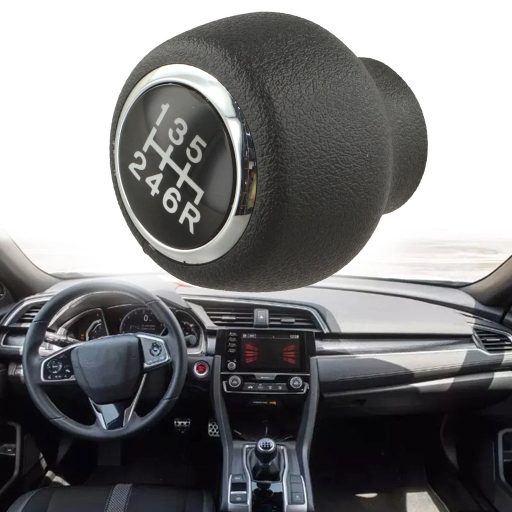 6 Speed Shifter Knob Handle for Honda Civic (2016–2019) ABS