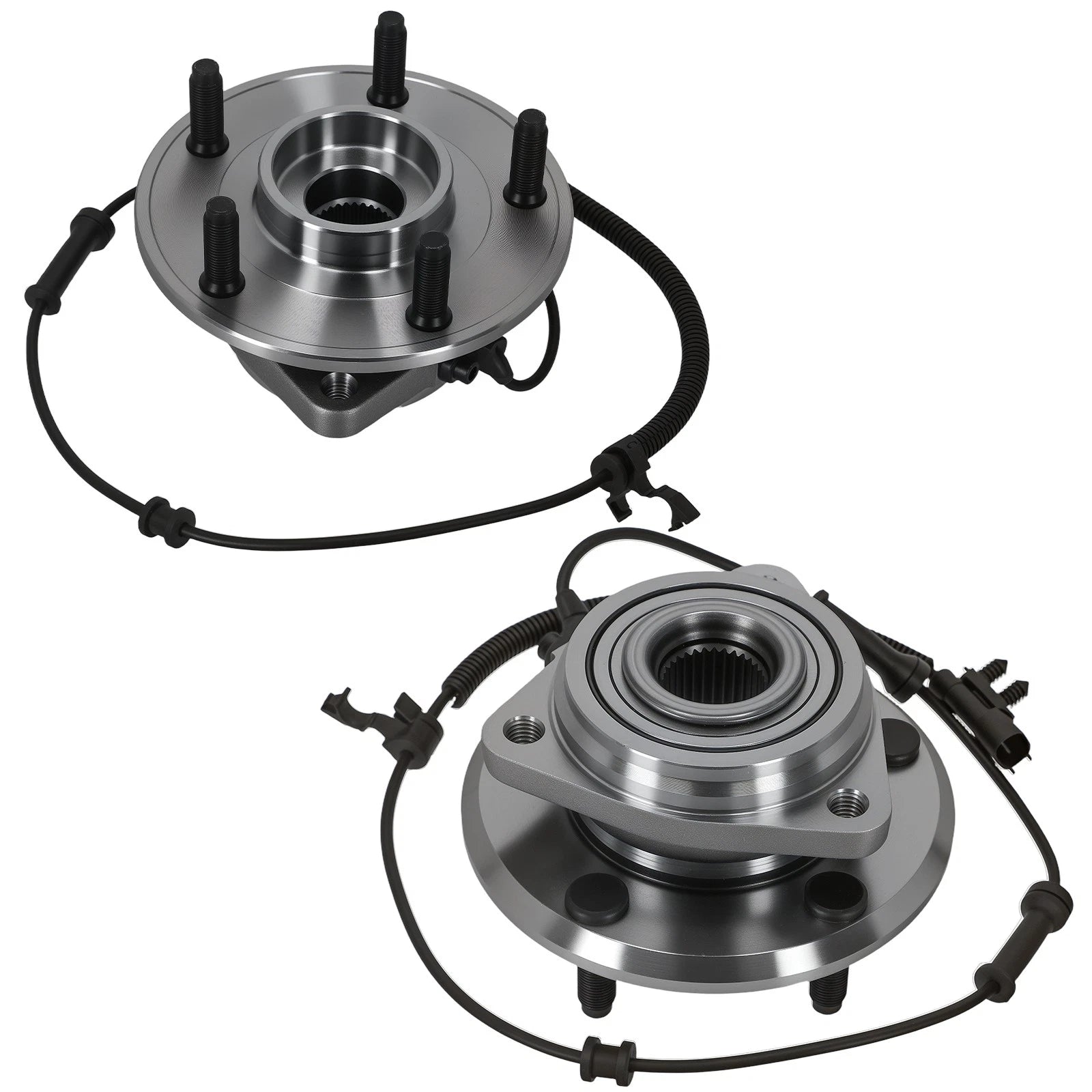 2X Front Wheel Hub & Bearing Assembly for Jeep Wrangler (2007–2010) HA590482 w/ABS