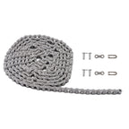 Roller Chain Set of 10 Feet with 2 Connecting Links