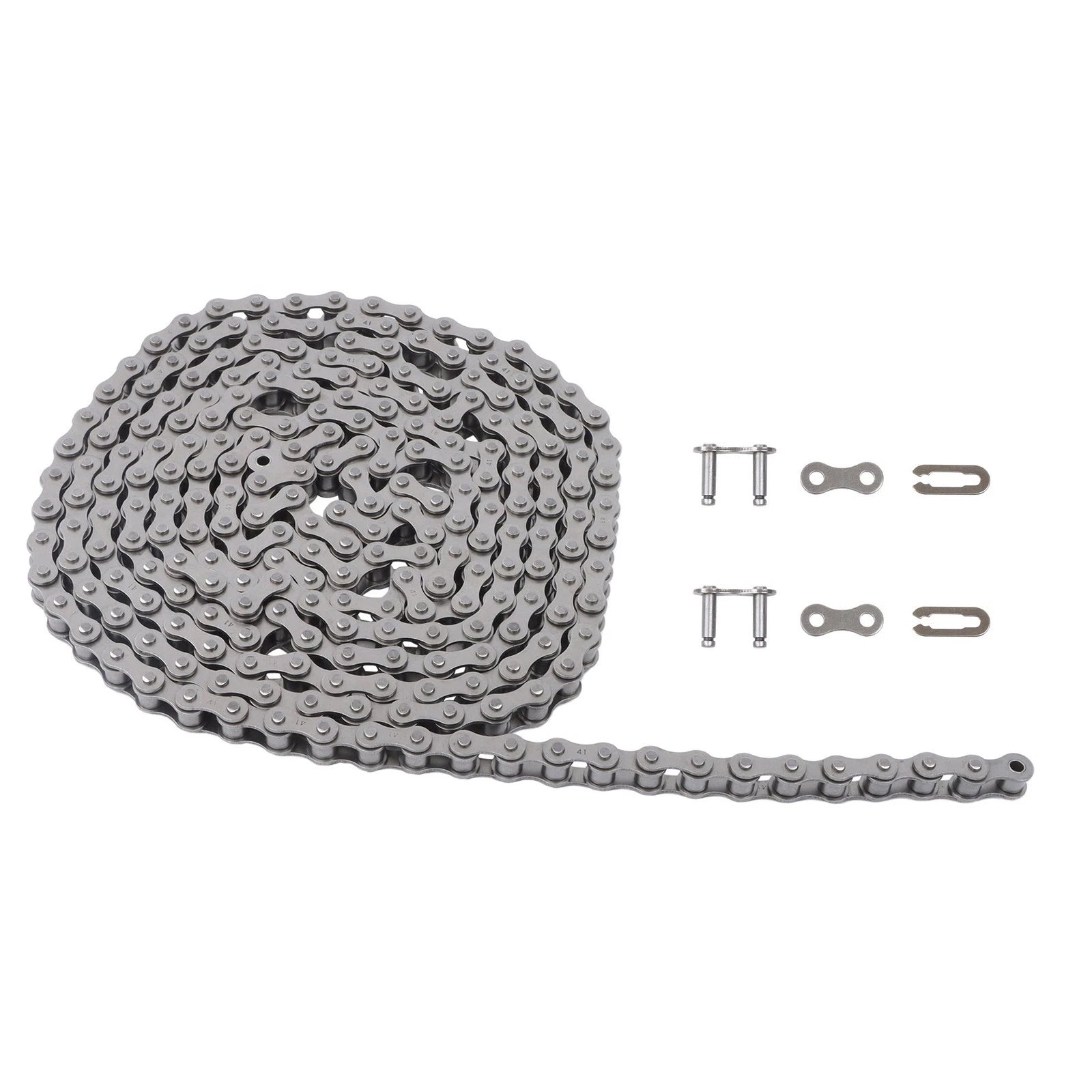 Roller Chain Set of 10 Feet with 2 Connecting Links