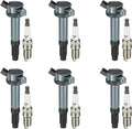 6X Ignition Coils & Iridium Spark Plugs for Ford Escape (2001–2012)