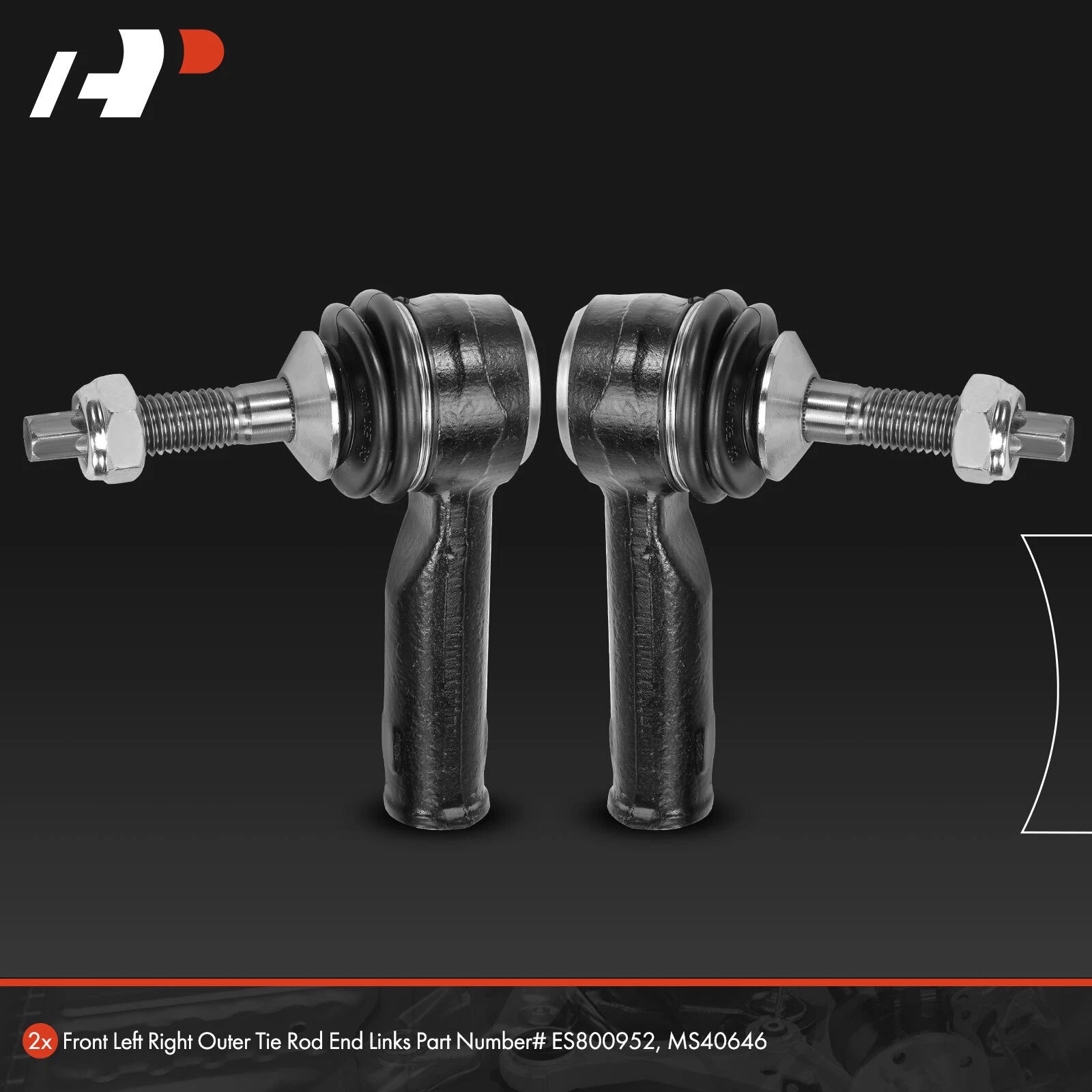 2X Outer Side Tie Rod End for Ford Explorer (2011-2019)