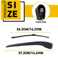 Rear Wiper Arm & Blade for Volvo XC90 (2016–2018) 32219752, 31253325