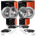 Front & Rear Disc Brake Rotors & Ceramic Pads for Nissan Pathfinder (2005–2012)