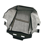 Drivers Seat Bottom Cover for Silverado Sierra (2007–2009) Black Cloth