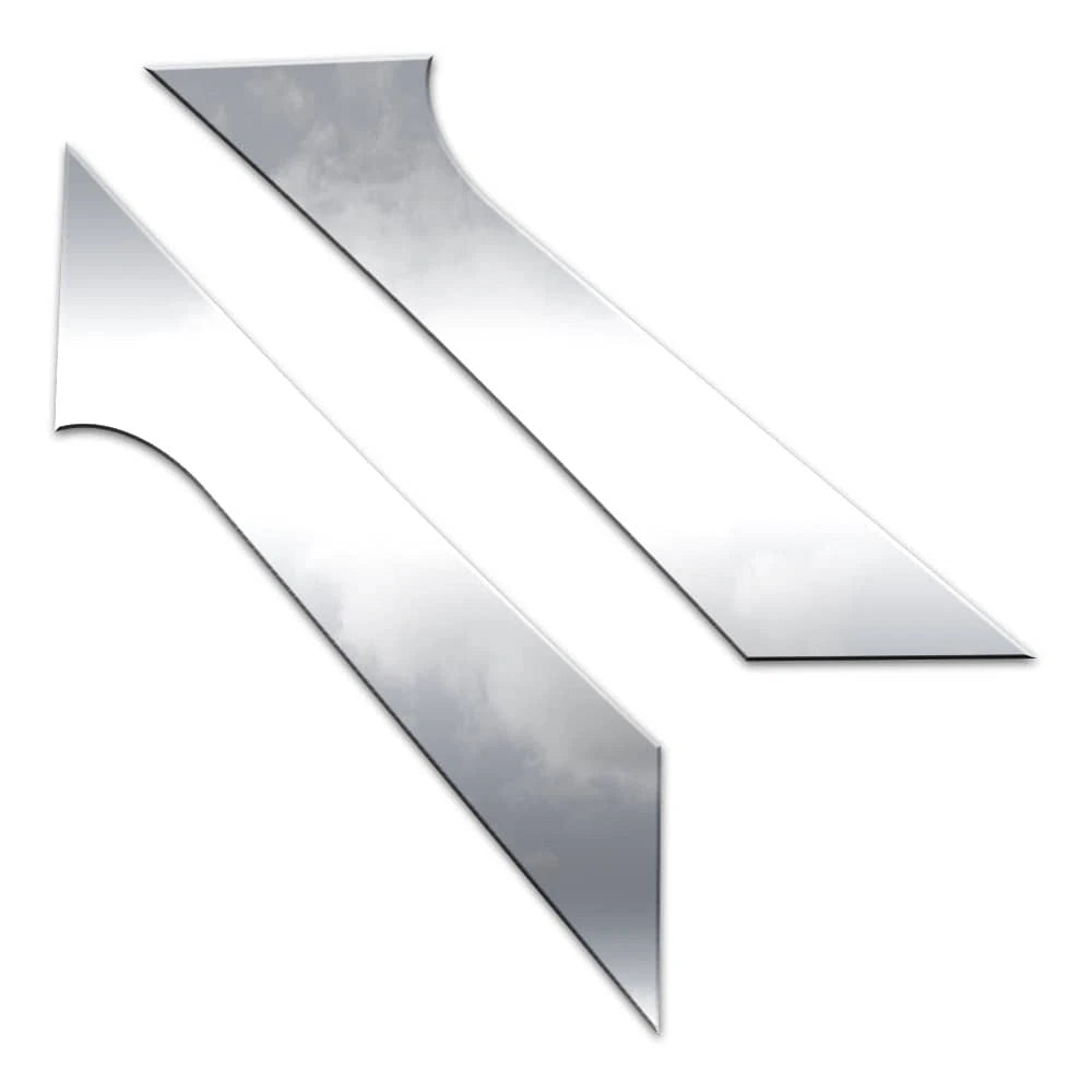 Diamond Grade 2pc Rear Sail Pillar Post Covers for 2020-2024 Lincoln Corsair