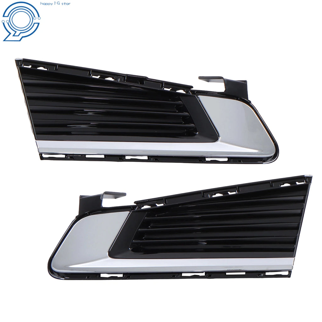 Set of 2 Fog Light Covers for Cadillac CTS (2014–2019) Chrome