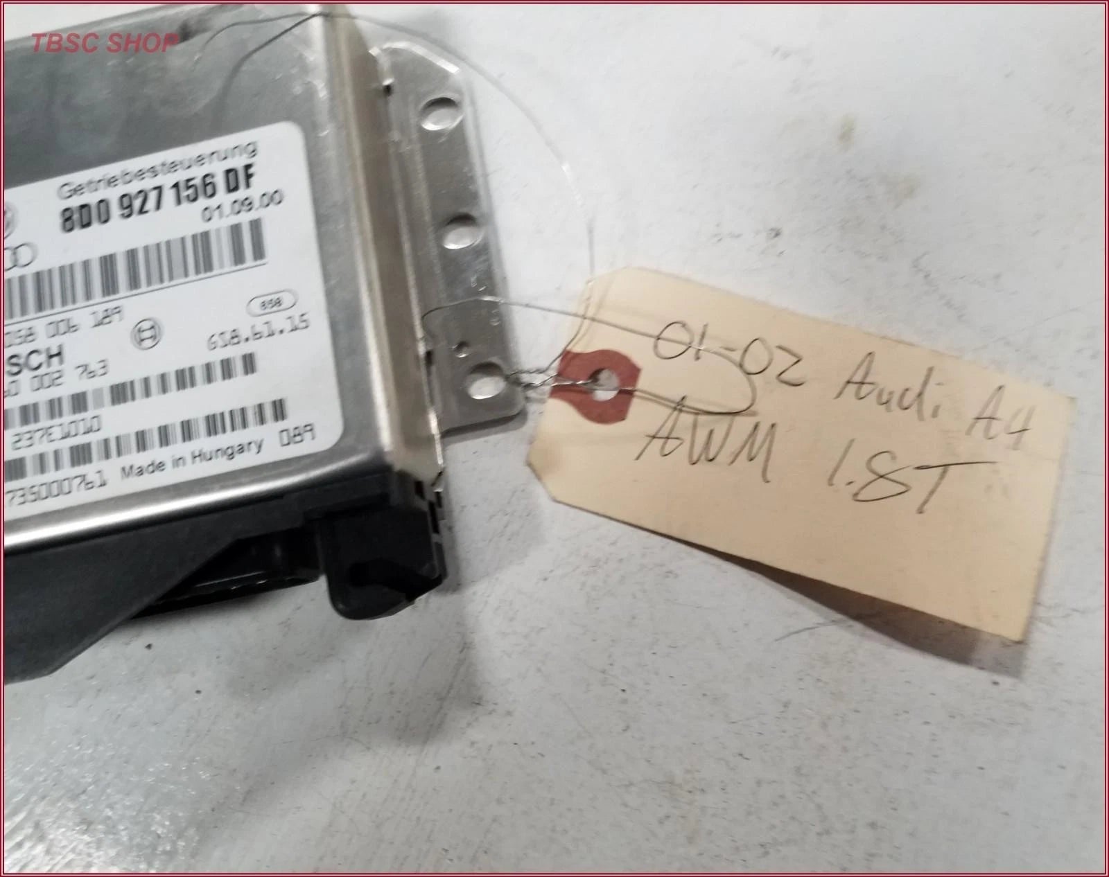 Transmission Control Module for Audi A4 (2001) TCU 8D0927156DF