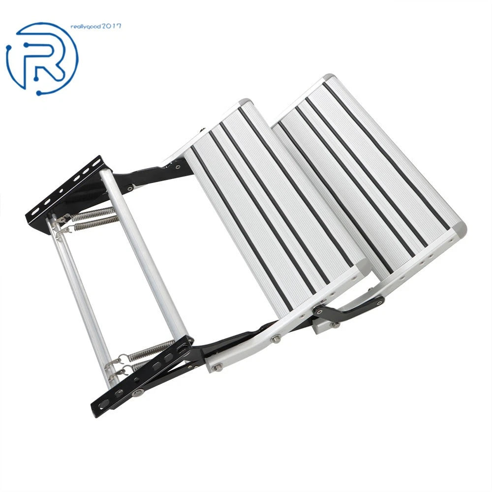 2X RV Camper Platform Steps for Retractable Anti-Slip