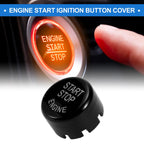 Push Start Button Cover for BMW (Compatible, 2.5cm, Black)