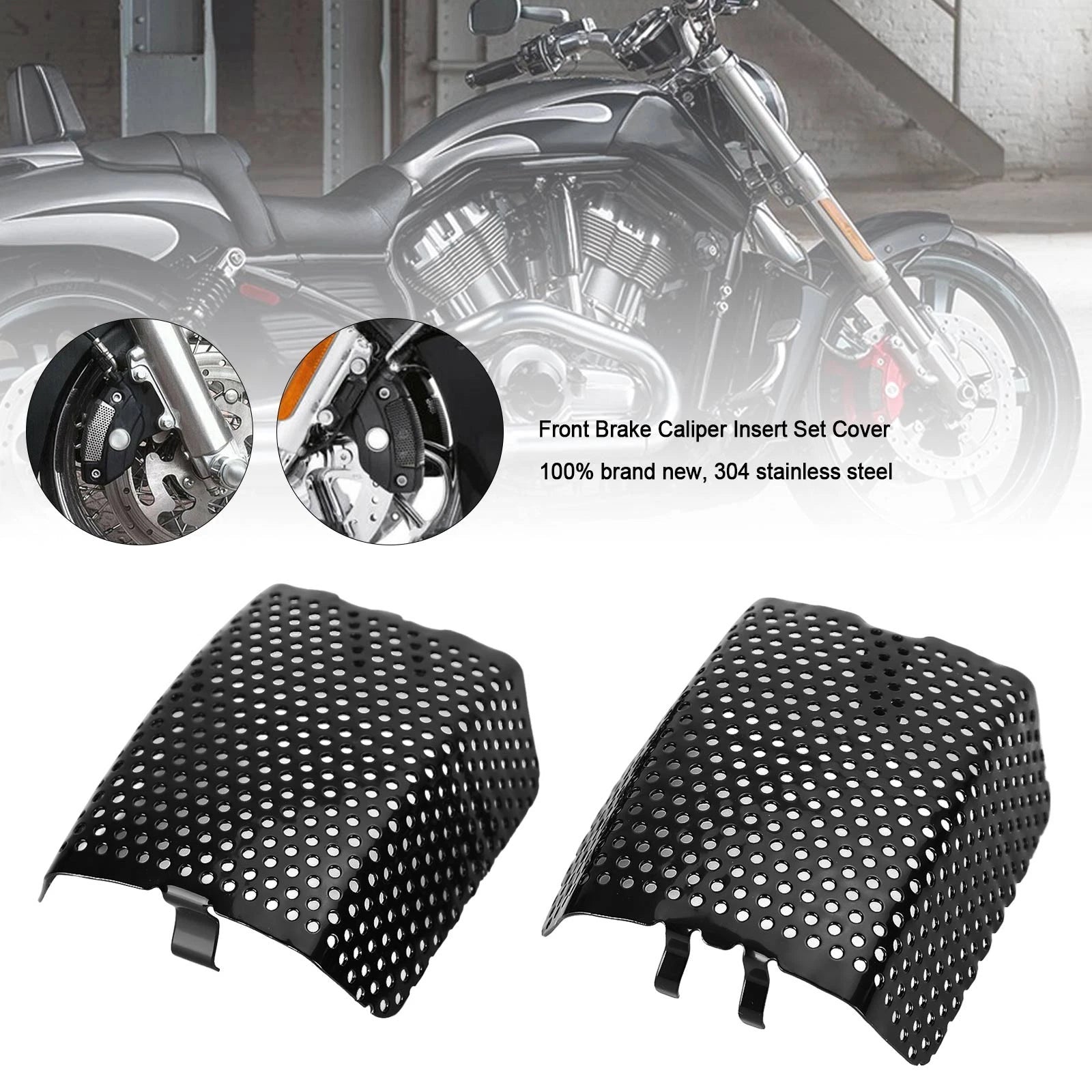 Front Brake Caliper Insert Set for Harley Touring V-Rod Street Glide (2005)