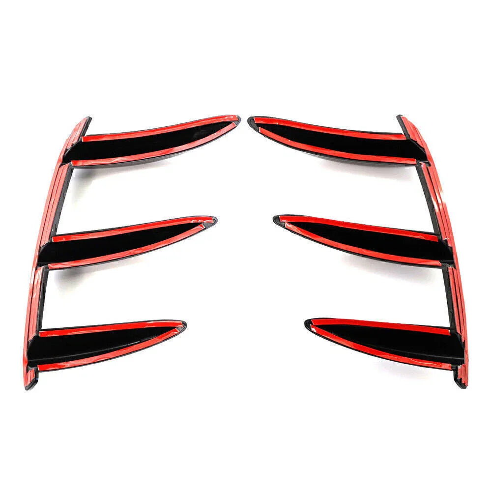 Rear Bumper Splitter Spoiler Air Vent for Mercedes Benz W176 A200 A250 A45 (2012-2018)