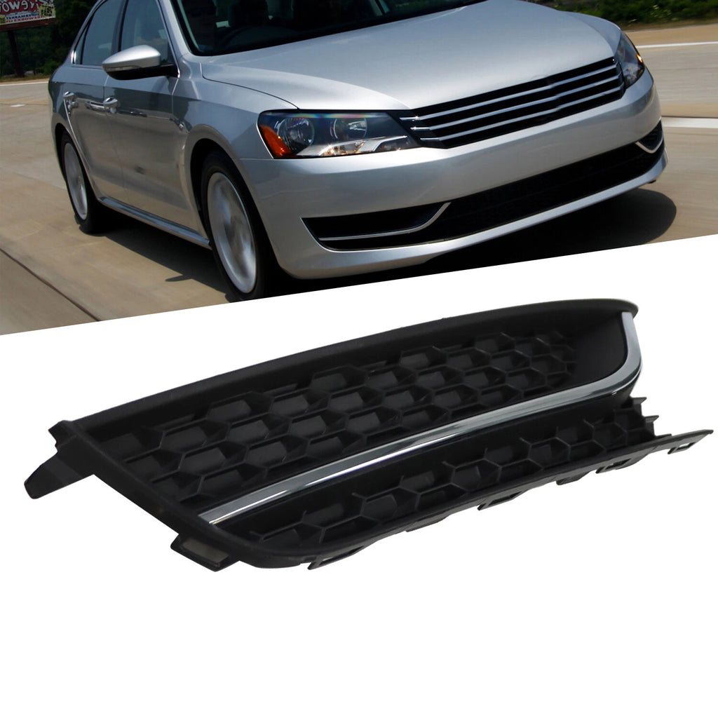 Front Bumper Fog Light Grille Cover for VW Passat (2012–2015) 561853665E Right