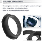 2X Speaker Spacer Ring for Audi A4 (2009) 6.5" Tweeter