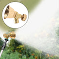 Adjustable Aluminum Gold Sprayer Nozzle for Efficient Agriculture