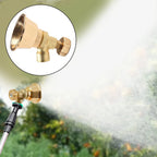 Adjustable Aluminum Gold Sprayer Nozzle for Efficient Agriculture