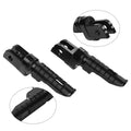 Black Front Footrest Pegs for BMW R Nine T/Scrambler, F900R (2019-2023)