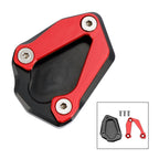 Kickstand Enlarger Plate Pad for BMW S1000RR (2020–2023) Red
