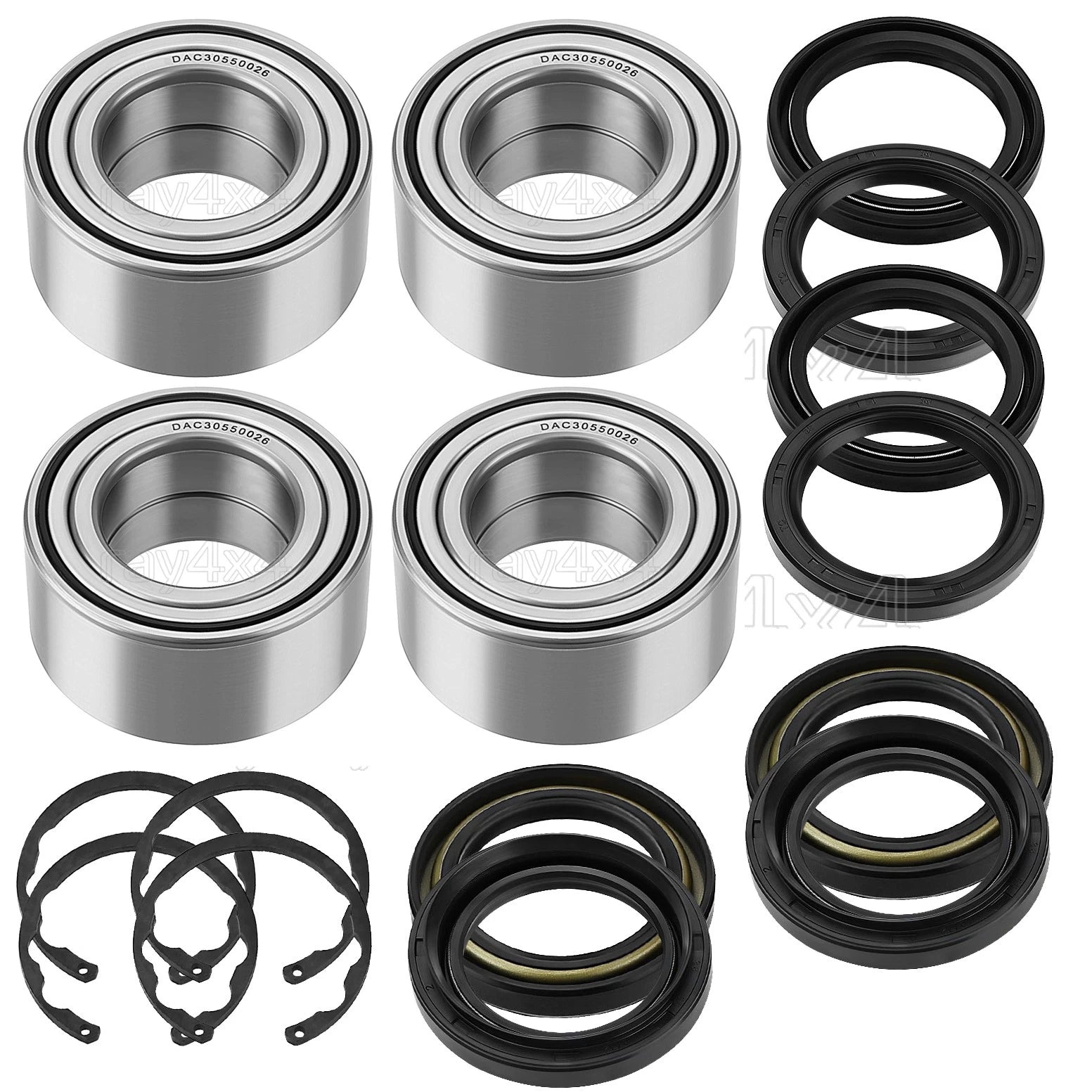 4pcs Wheel Bearing Circlip for Kawasaki Prairie 400 KVF400 (1997–2002)