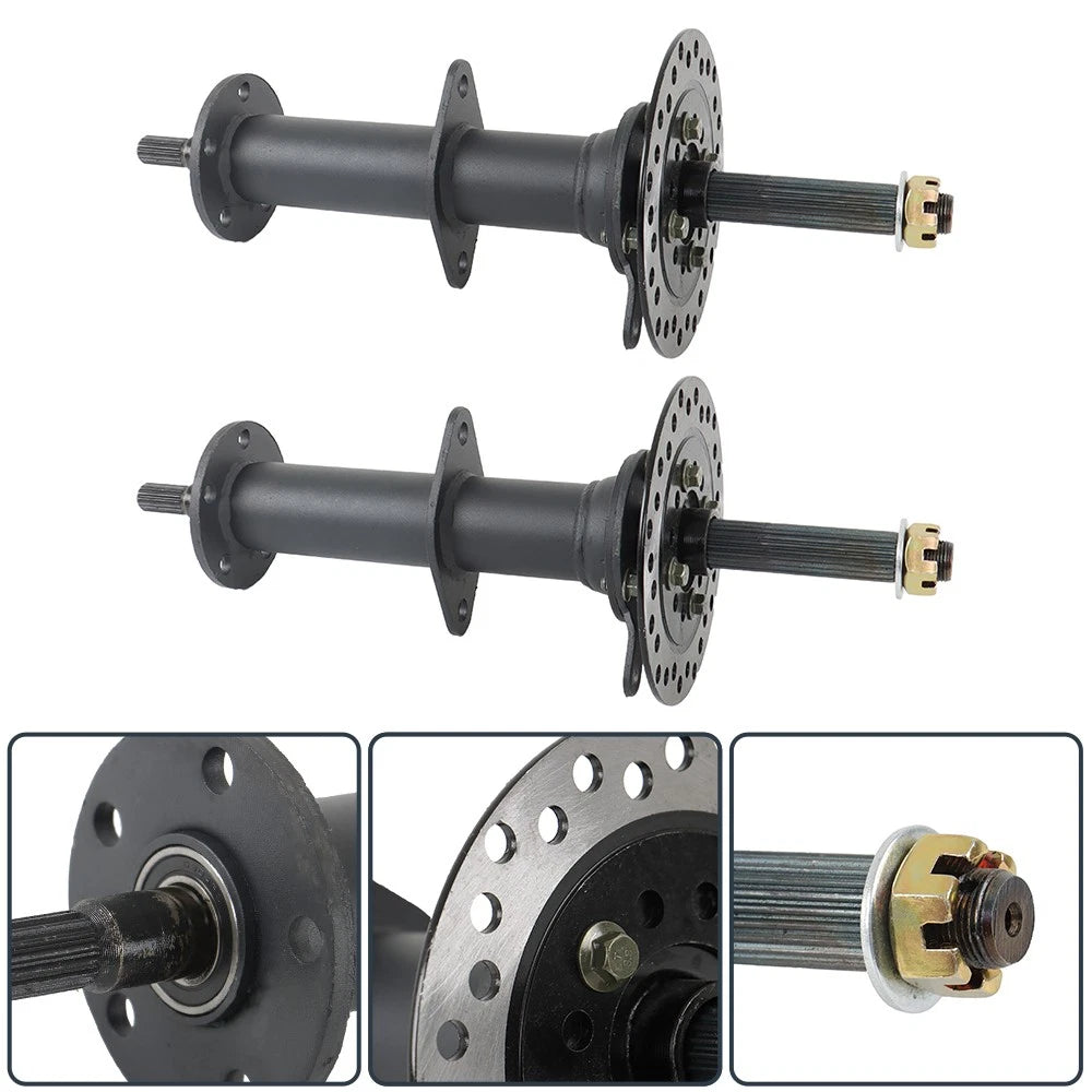 40 Inch Rear Axle Kit with 4 Stud Hub for 7 Inch & 8 Inch Wheels