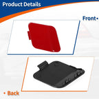 Tow Hook Cover for BMW 114i (2012–2014) No. 51118053828 Crimson Red