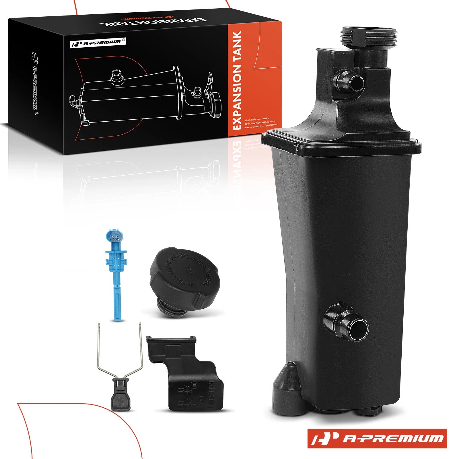 Radiator Coolant Overflow Tank w/ Sensor for BMW 320i 325i (2006–2013)