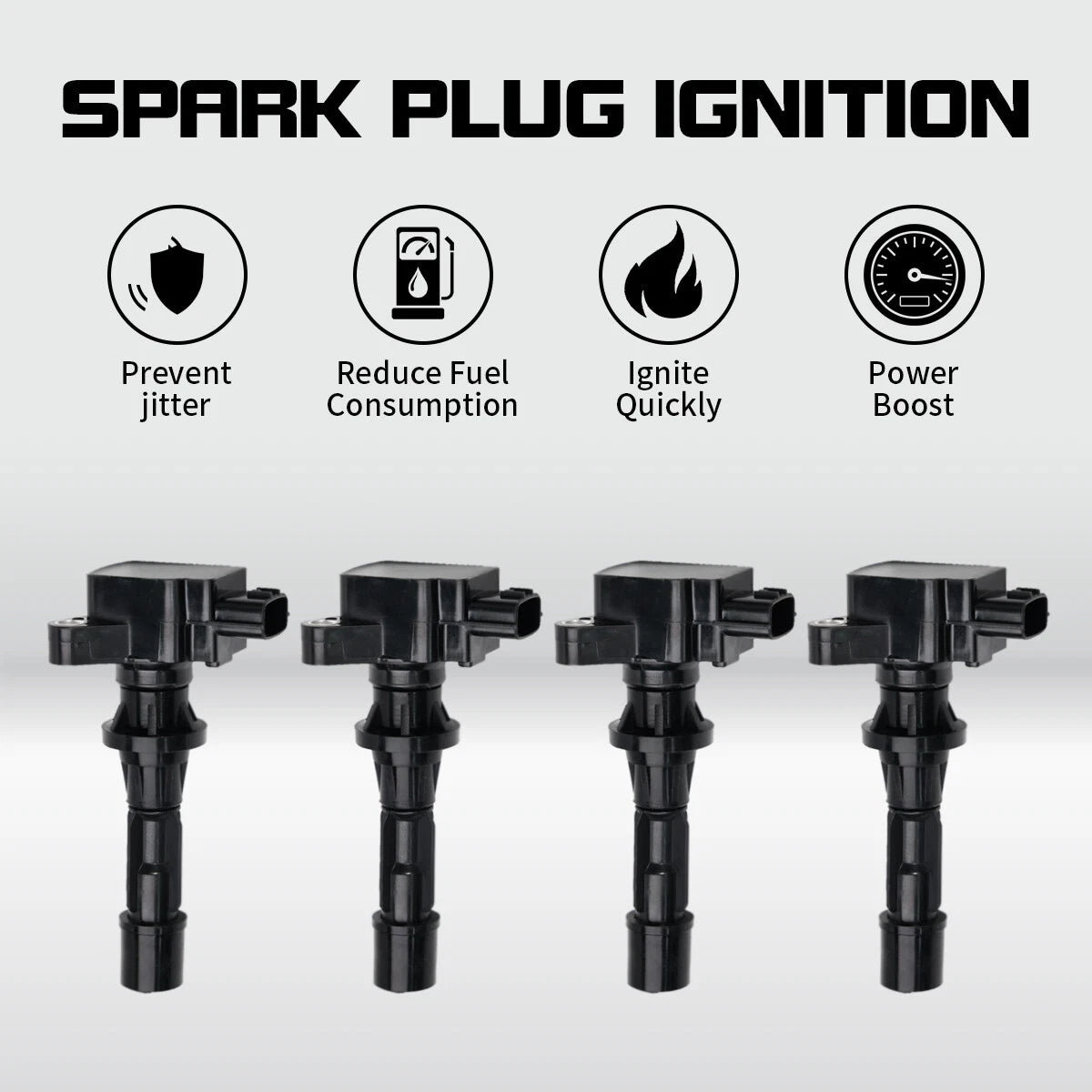 Set of 4 Ignition Coils for Mazda 3 6 CX-7 MX-5 Miata (2004–2013) UF540