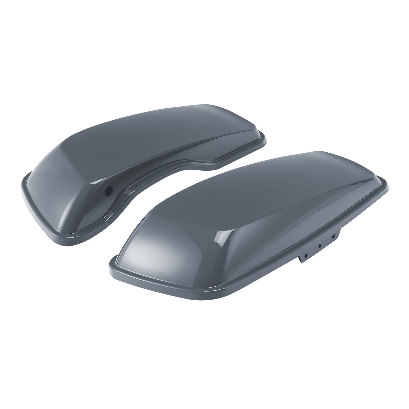 Hard Saddlebag Lids for Harley Touring Street Glide (2014–2024) Gunship Gray