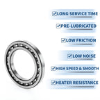 Deep Groove Ball Bearing 90x140x16mm for Scooter Skateboard (1 Pc)