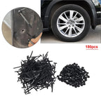180 Pcs Zip Tie Cable Buckle Self-Locking Fastener for Universal Use