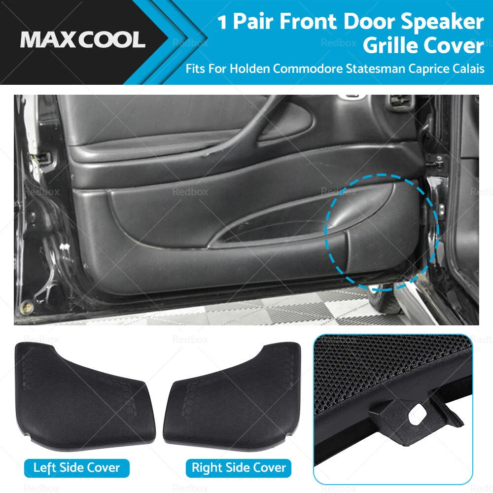 Pair Front Door Speaker Grille Covers for Holden Commodore VT VX (1997–2004)