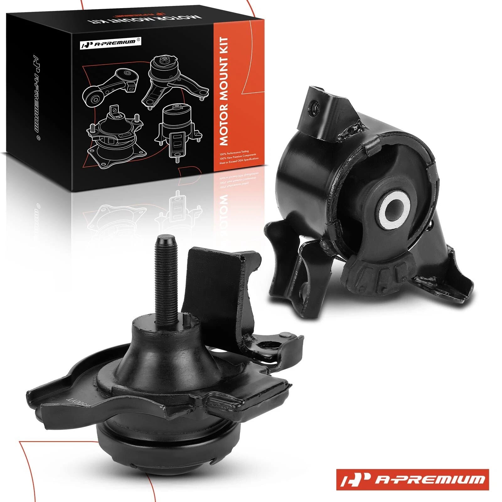 2X Engine Motor & Transmission Mount for Honda Fit (2007–2008)