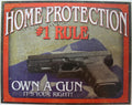 Tin Metal Sign for Home Protection Security Rule 1 (2130)